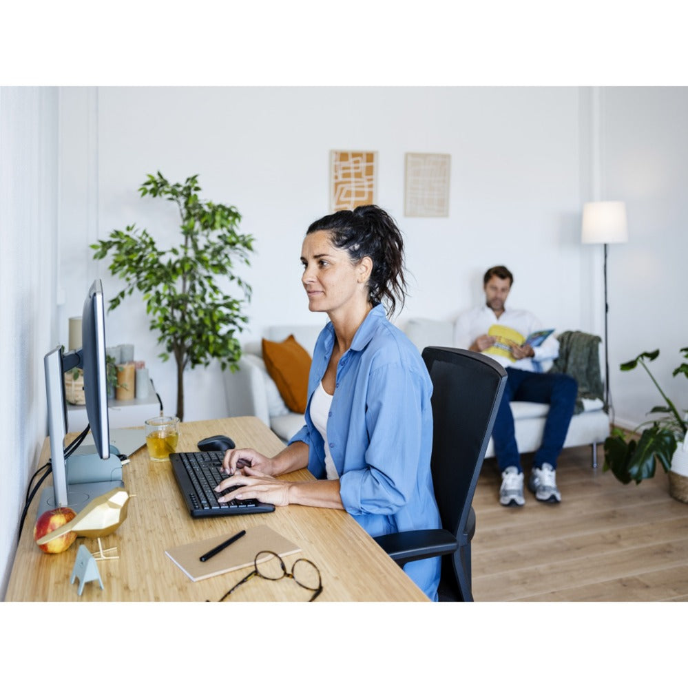Trust trezo comfort trådløst tastatur og mus sæt desktop sæt (sort, us layout (qwerty), 100%)