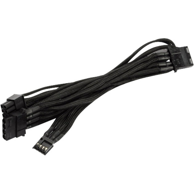 Silverstone modulært strømkabel pp06b-3per10f (sort, 1 meter, lite detail)