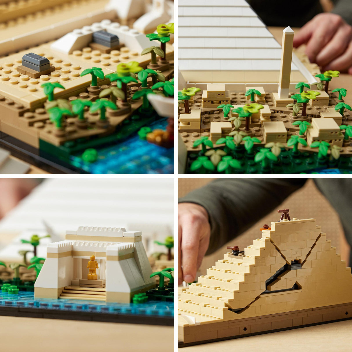 Lego arkitektur - stor pyramide af giza byggelegetøj (21058)