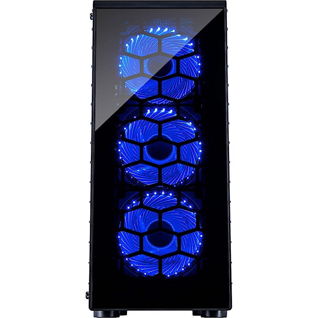 Inter-tech cxc2 midi tårnhus (sort | 3x usb-a | vindue)