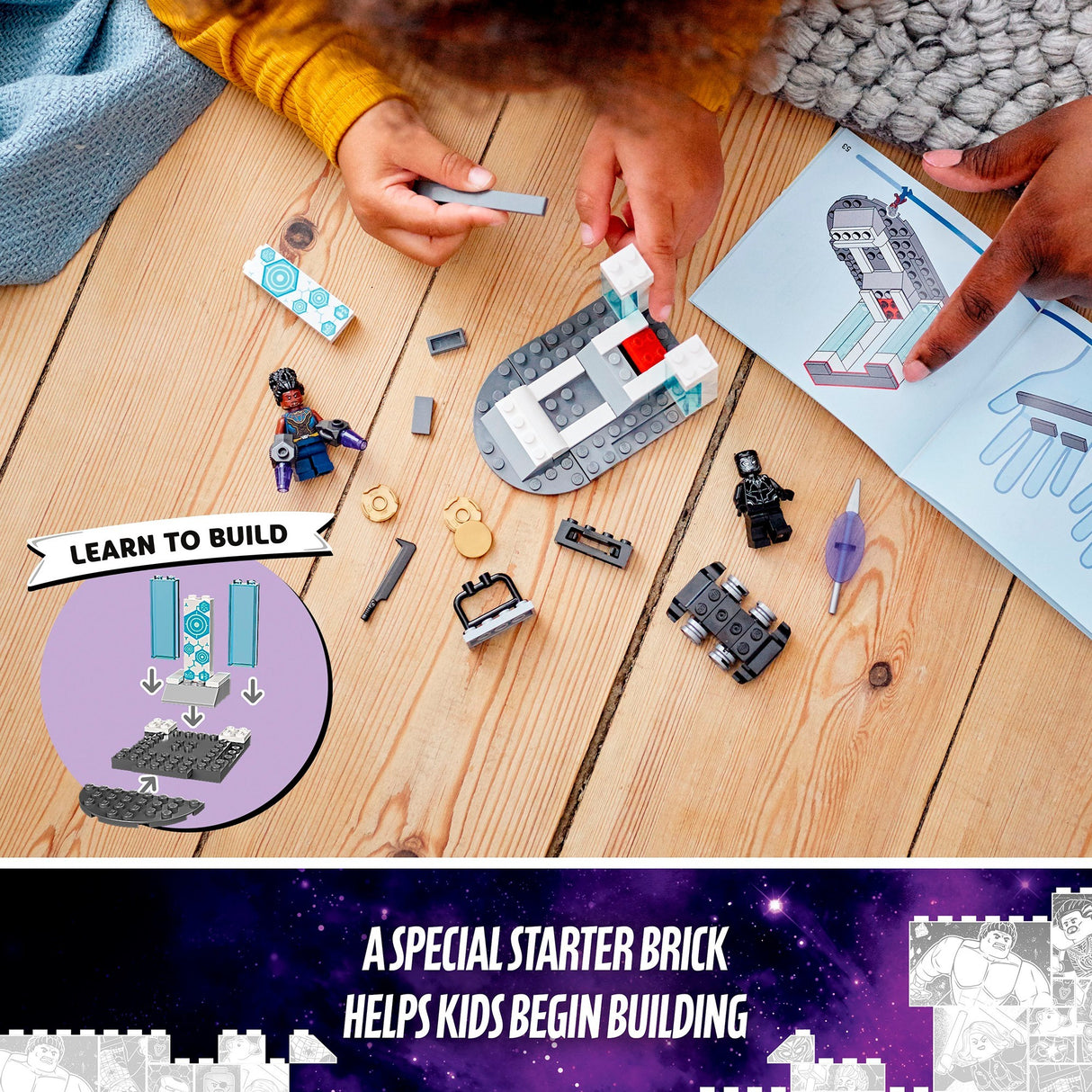 Lego marvel - shuri's lab byggelegetøj (76212)