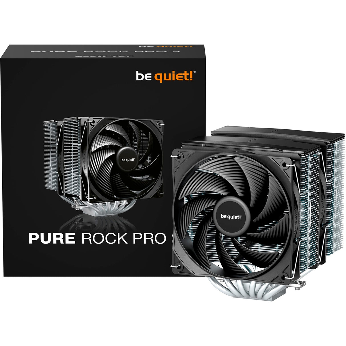 Vær stille! pure rock pro 3 cpu køler (sort)