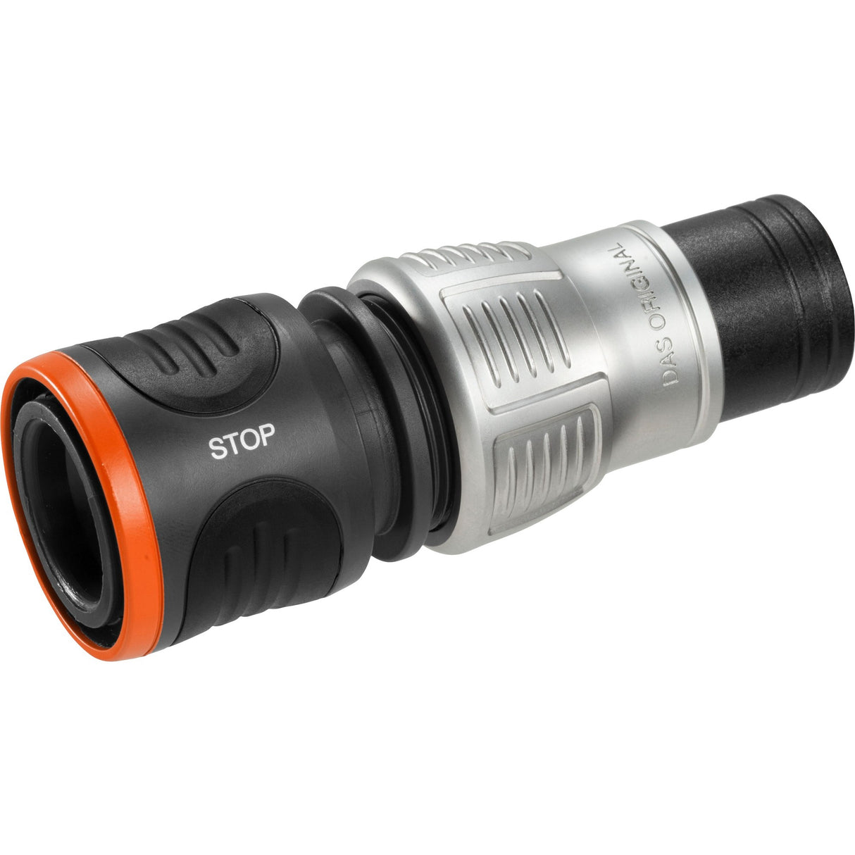 Gardena premium vandstop 13 mm (1 2 ) – 15 mm (5 8 ) slangetilslutning (grå sølv, 18253-20)