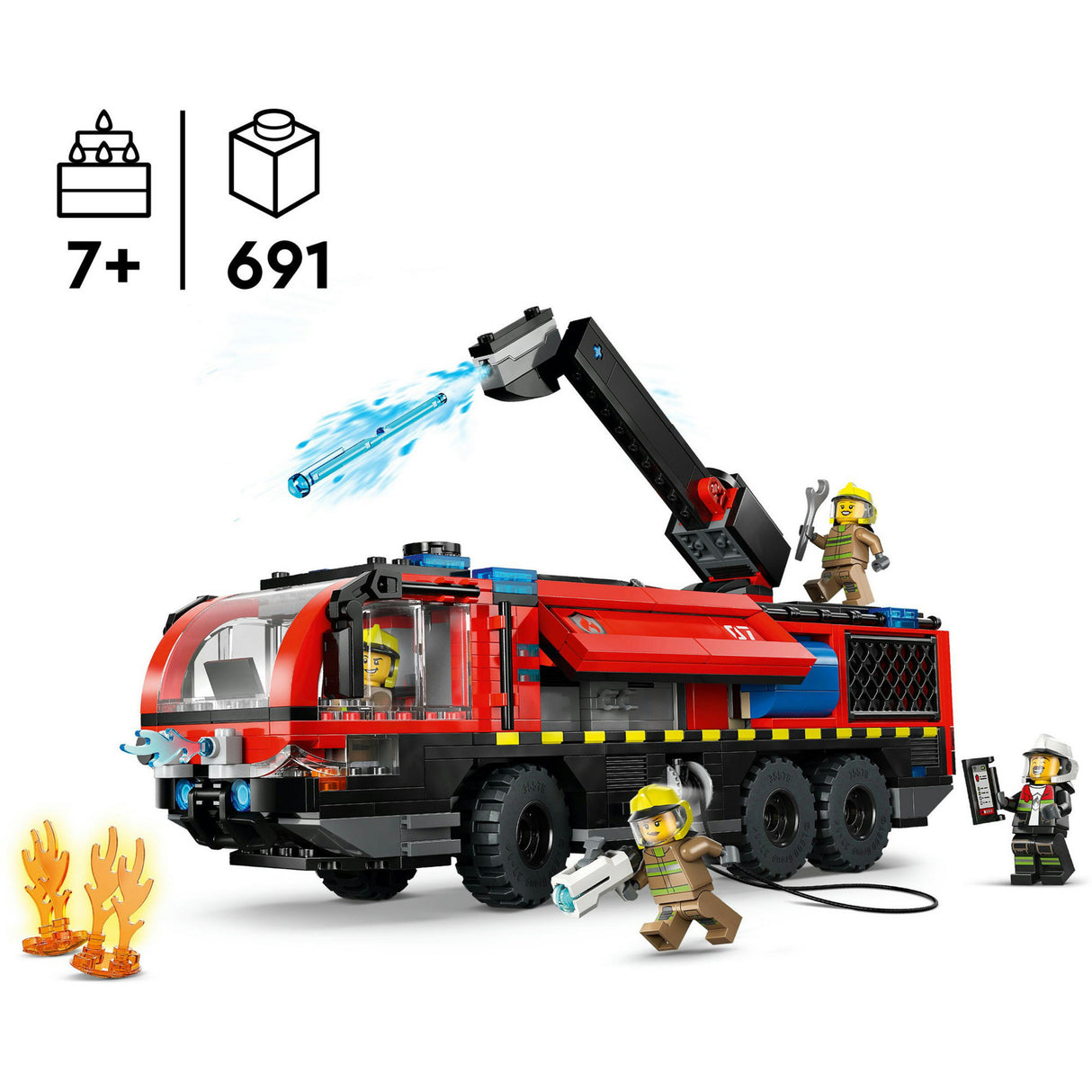Lego city - byggelegetøj til lufthavnsbrandbil (60499)