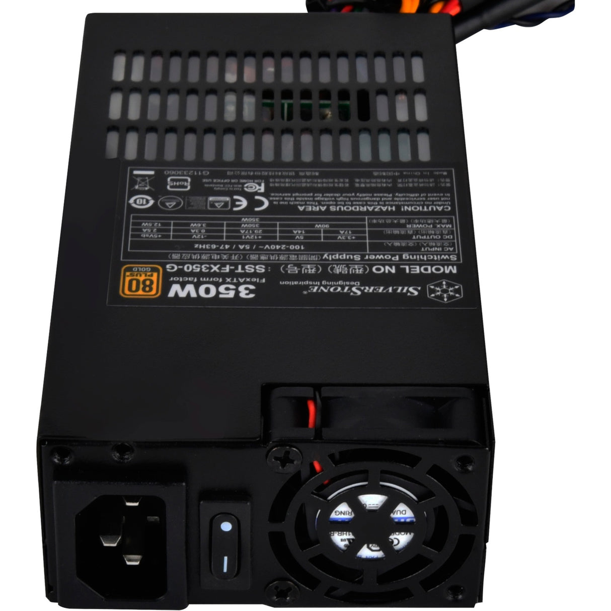 Silverstone FX350-G 350 watt strømforsyning (flex ATX formfaktor)