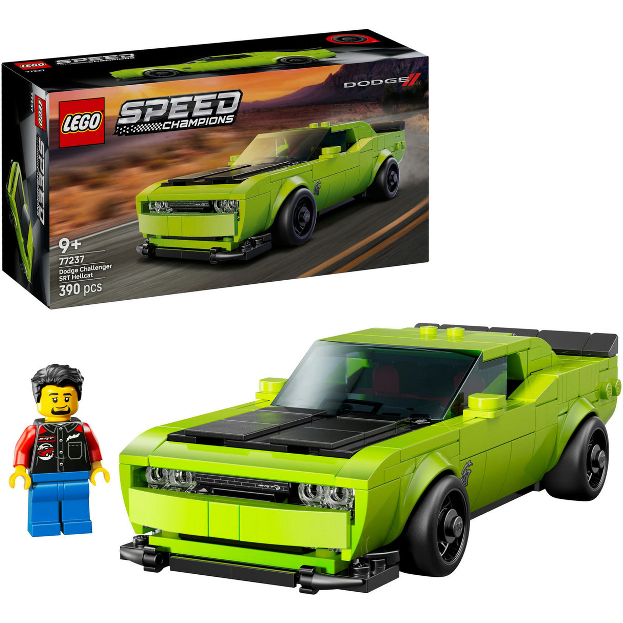 Lego ® Speed Champions Dodge Challenger SRT Hellcat sportsvogn - 77237