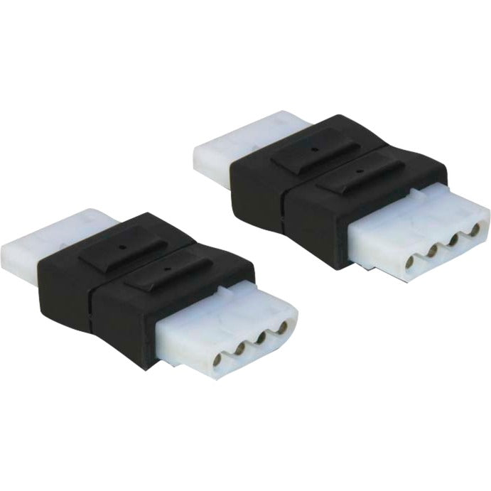 Delock-adapter 4-benet molex hun-hun (sort)