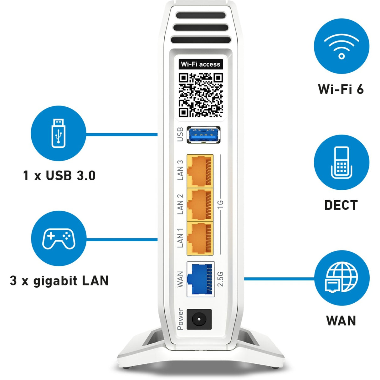 Fritz! box 4060 international router (hvid)