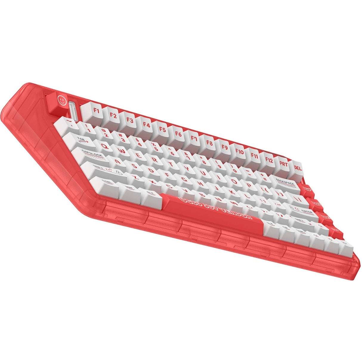 Iqunix og80 joy forhandler trådløst mekanisk tastatur (rød, us-layout (qwerty), iqunix moonstone, 80% (tkl), rgb-lysdioder, hot-swappable, pbt, 2.4ghz | bluetooth 5.1 | usb-c)