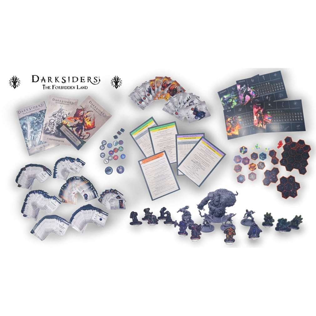 European player network darksiders: the forbidden land board game (engelsk, 1 - 5 spillere, 30 - 60 minutter, fra 16 år)
