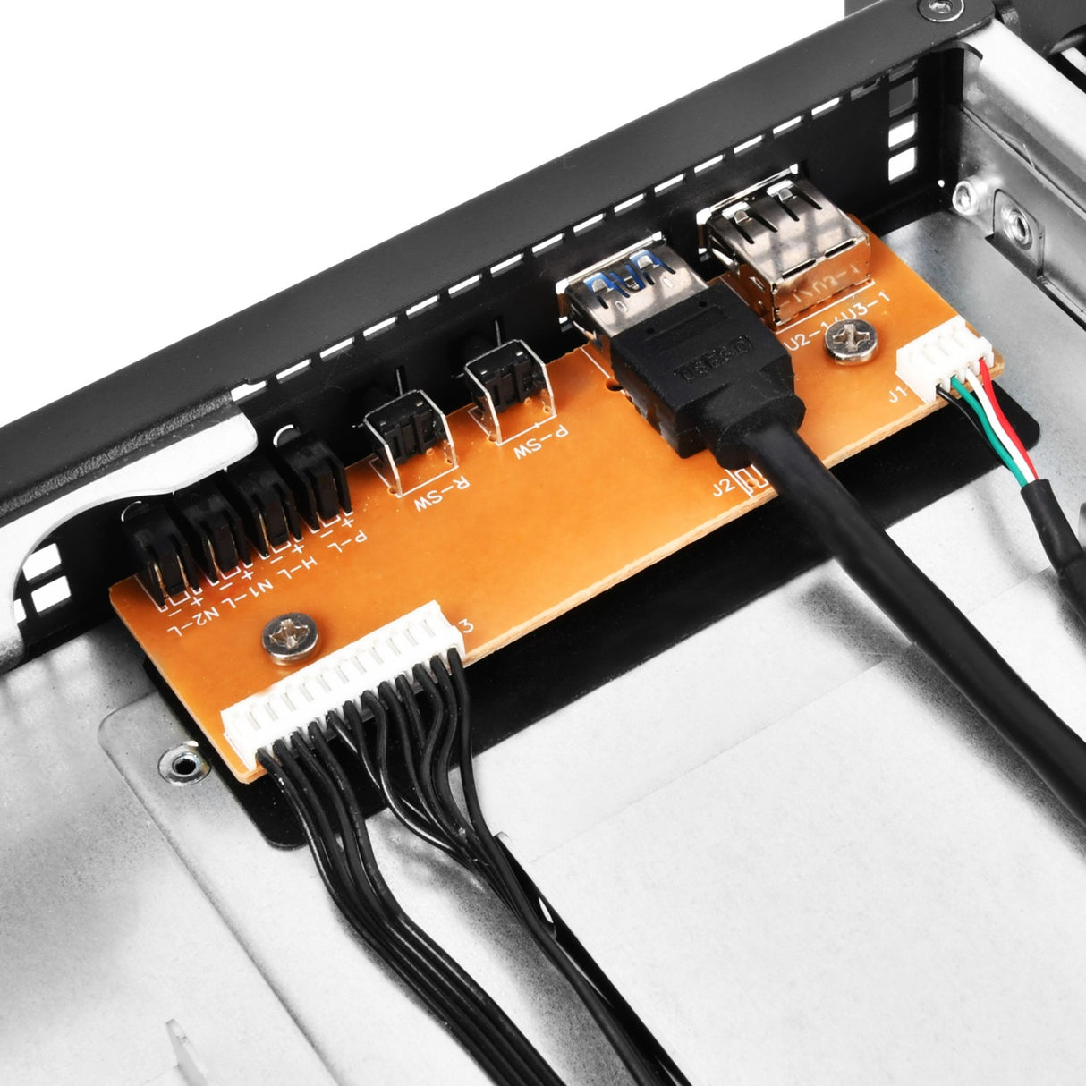 Silverstone RM21-308 rackhus (sort | 1x USB-A 2.0 | 1x USB-A 3.2 (5 Gbit s))