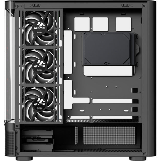 Xyz PC Gear Quantum Pro Midi Tower Case (sort | Vindue)