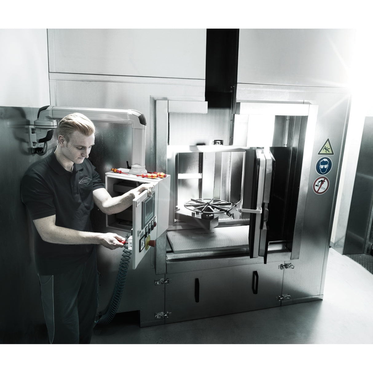 Wera 160 i 165 i 7 skruetrækkersæt kraftform plus serie 100 + spændingstester + holder, 7-delt - 1 stk. - 05006148001