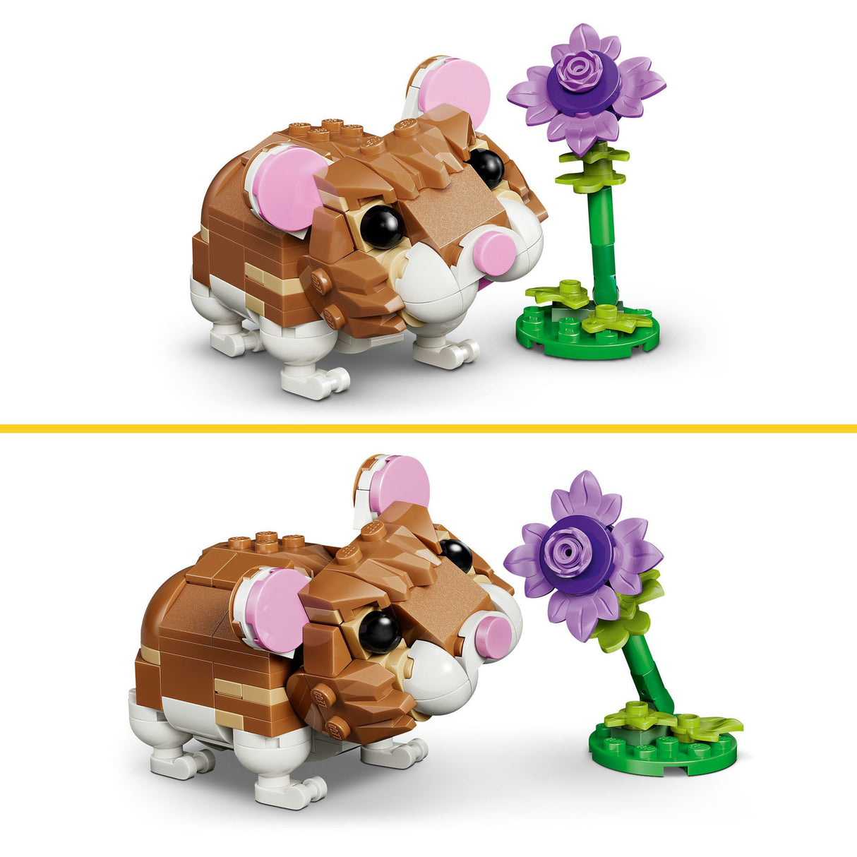 Lego ® creator 3i1 sød hamster med blomst - 31376