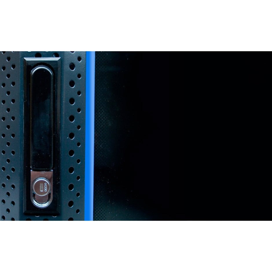 Dsi 10 tommer 9u serverskab med glasdør serverrack