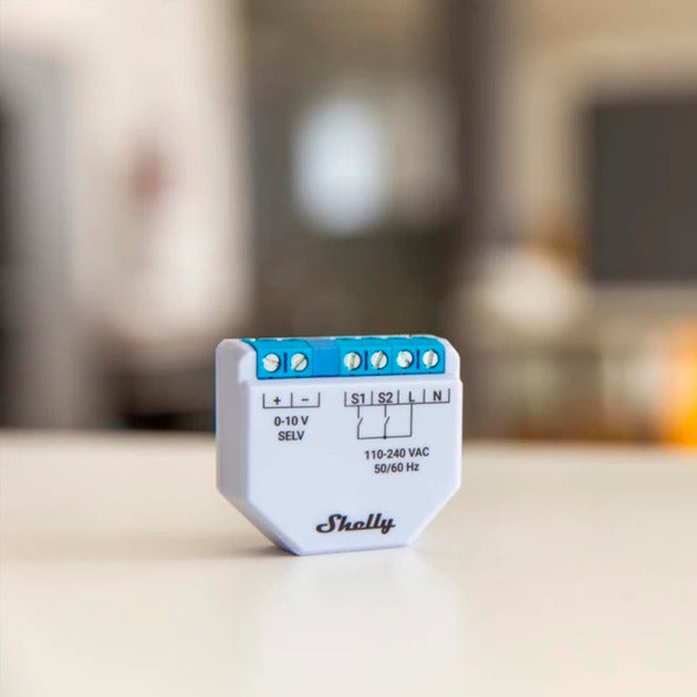 Shelly plus lysdæmper 0-10v