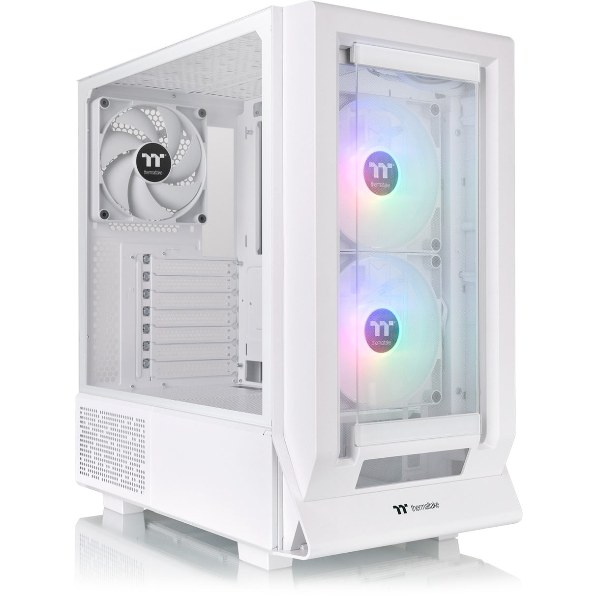 Thermaltake Ceres 350 MX - Snow Midi Tower-hus (hvid | 2x USB-A | 1x USB-C | RGB | hærdet glas)