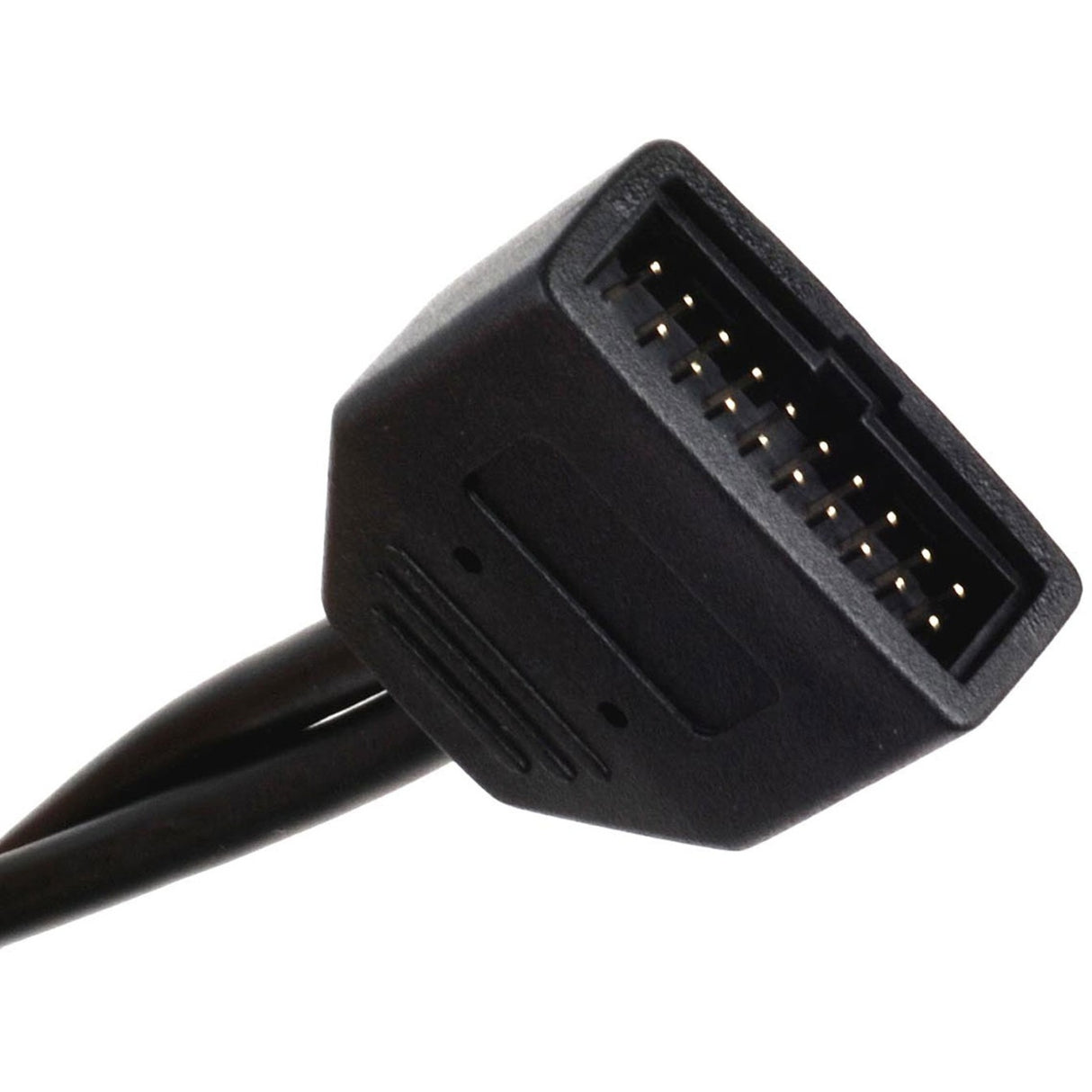 Silverstone g11303050-rt, USB 2.0 (intern) 9pin > USB 3.0 (intern) 19pin adapter (sort)