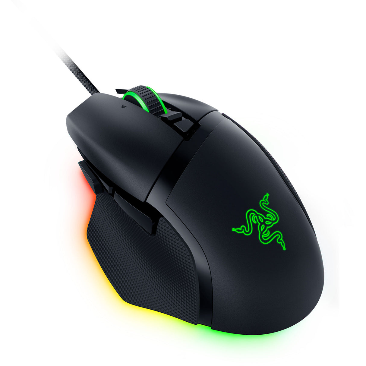 Razer basilisk v3 35k gaming mus (sort, 35000 dpi, chroma rgb)