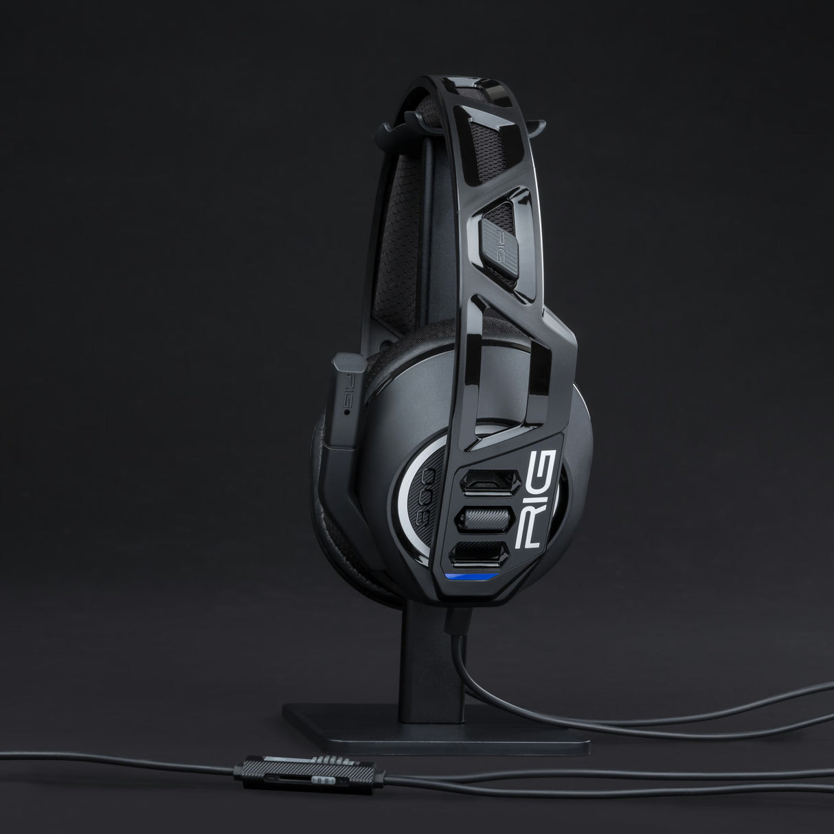 Nacon rig 300 pro hs over-ear gaming headset (sort, playstation 4, playstation 5, xbox, nintendo switch, pc)