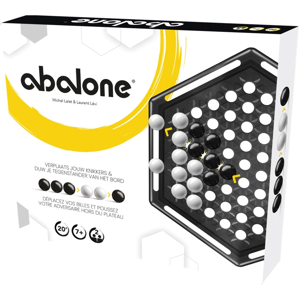Asmodee abalone brætspil (fransk hollandsk, 2 spillere, 20 minutter, fra 7 år)