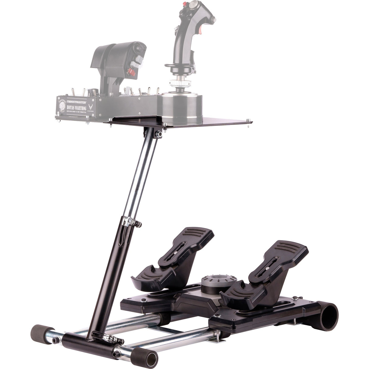 Hjulstander pro deluxe v2 thrustmaster hotas warth holder (sort, til thrustmaster hotas warthog, saitek x-55, x52, pro og x65)