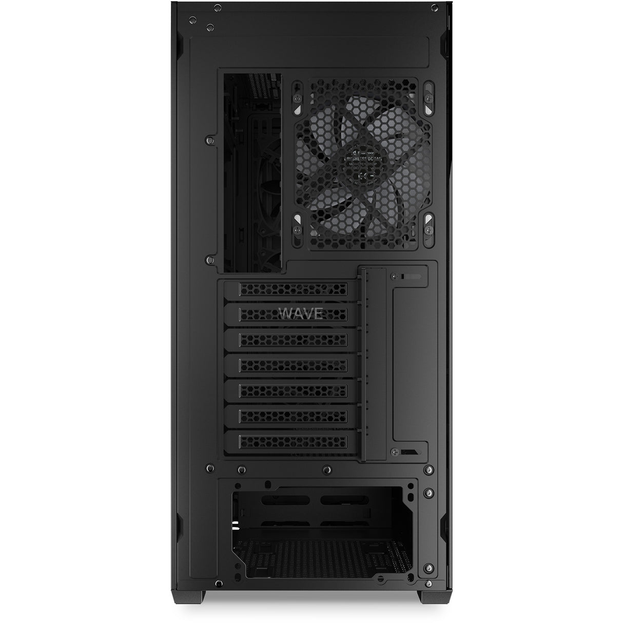 Sharkoon ak4w rgb strip midi tårnhus (sort | 2x usb-a | 1x usb-c | rgb | hærdet glas)
