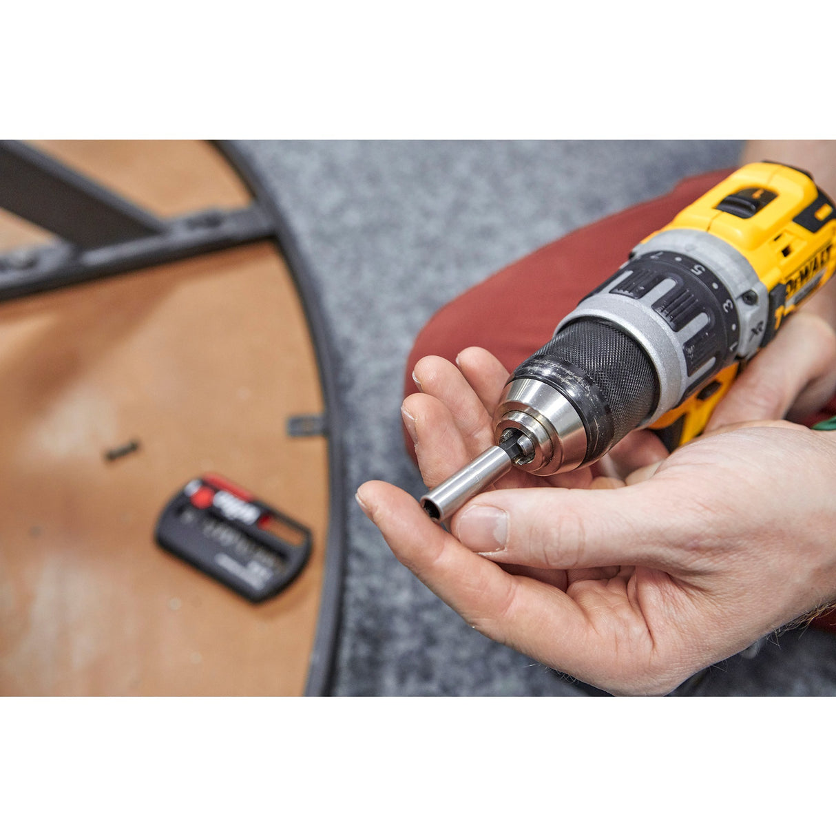 Wiha bit sæt flip vælger standard 25 mm (sort rød, torx® 13-delt 1 4 c6.3 med bælteclips)