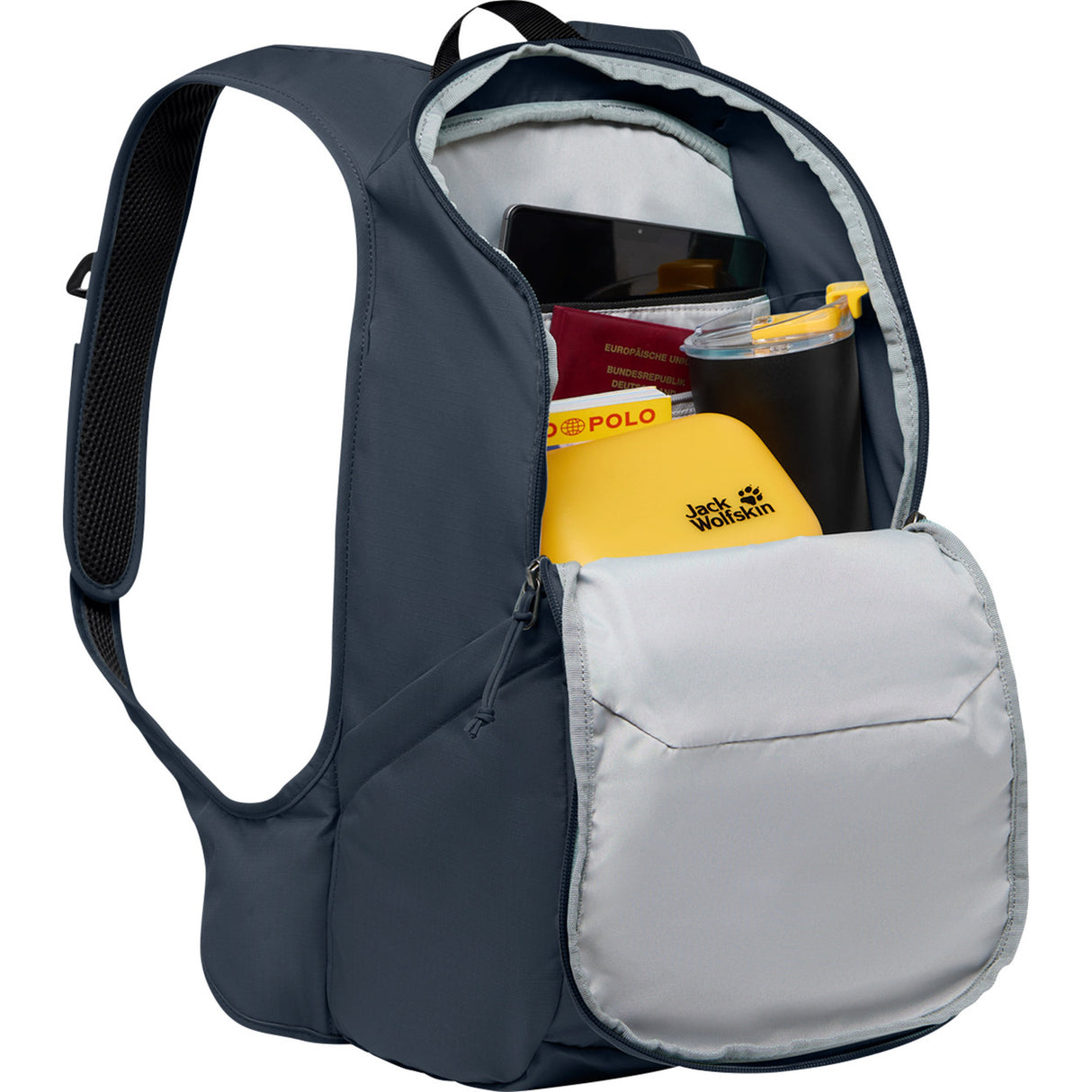 Jack wolfskin rolig rygsæk (mørkeblå, 18,0 liter)