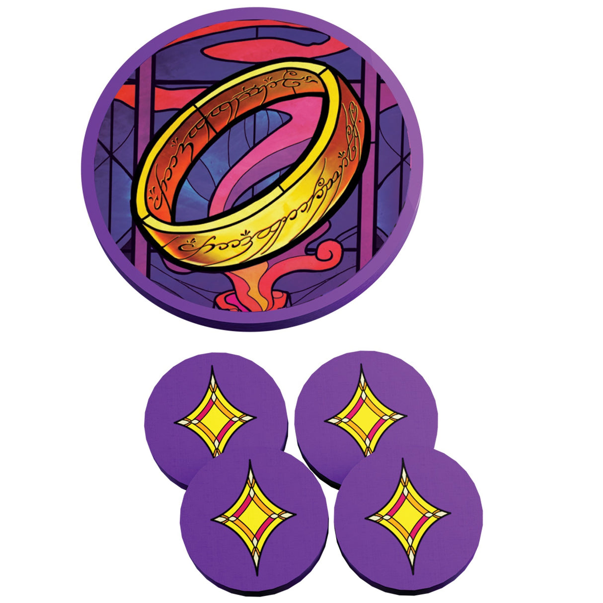 Asmodee, ringenes herre: ringens fællesskab: kortspil, der tager tricks (engelsk, 1 - 4 spillere, 20 minutter, fra 10 år)