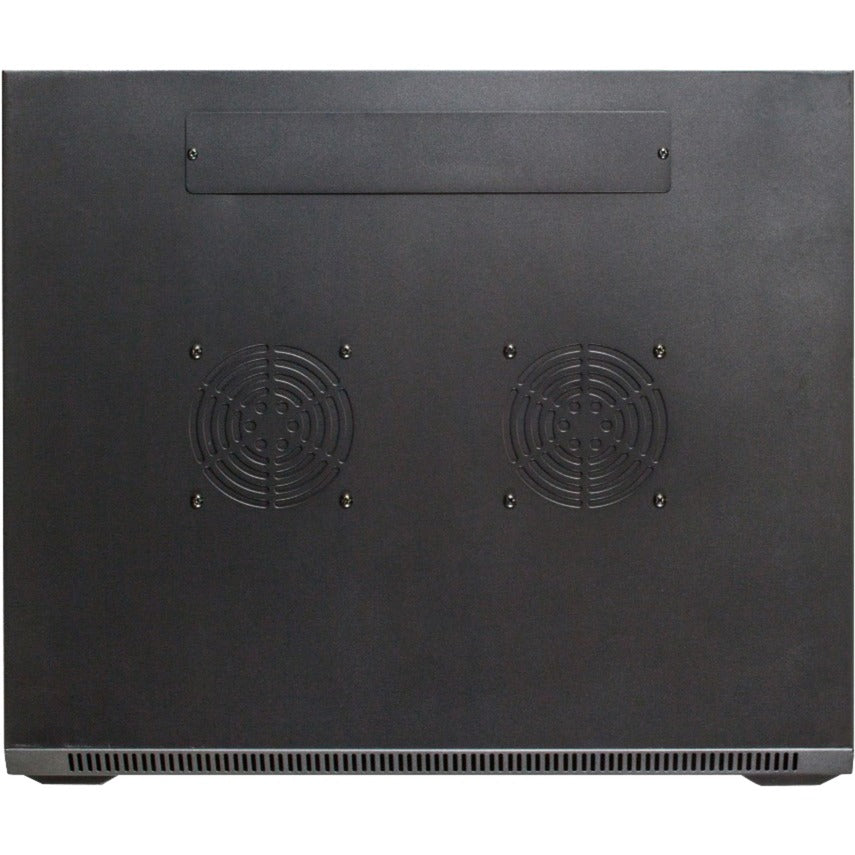 Dsi 12u vægskab med glaslåge - ds6412 serverrack (sort, 600 x 450 x 635 mm)