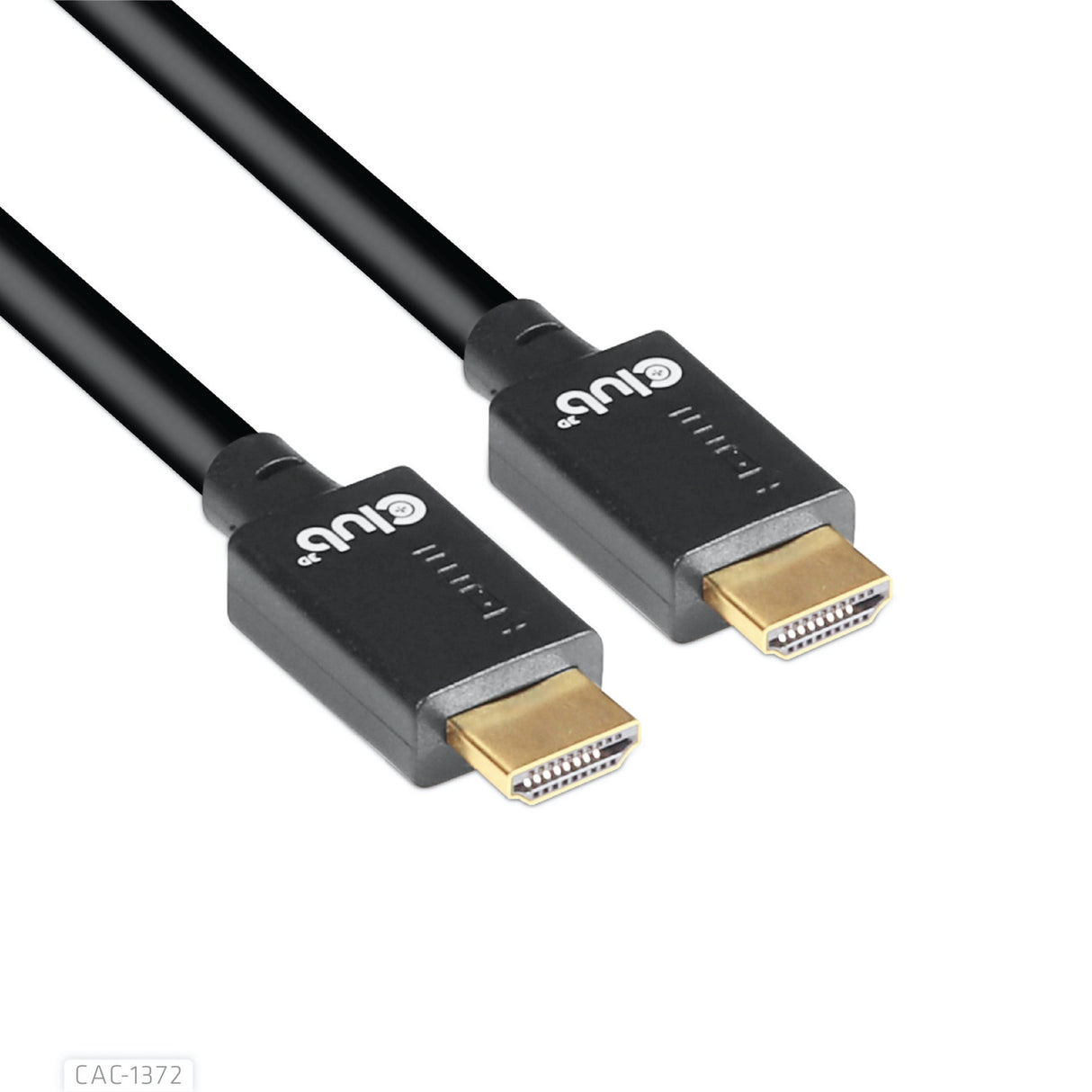 Club 3D ultra højhastigheds HDMI 2.1 certificeret kabel han-han (sort, 2 meter, 4K 120Hz, 8K 60Hz, 48Gbps)
