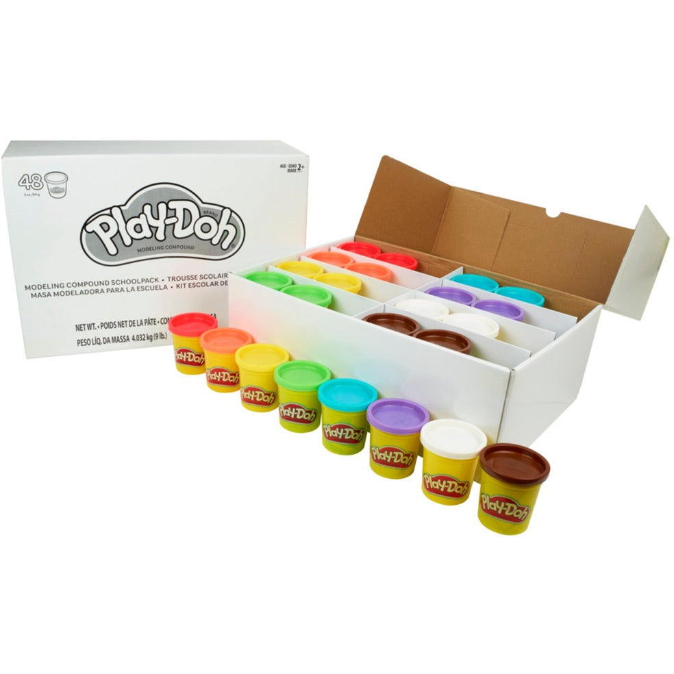 Hasbro play-doh modellering sammensat skolepakke ler (48 stykker)