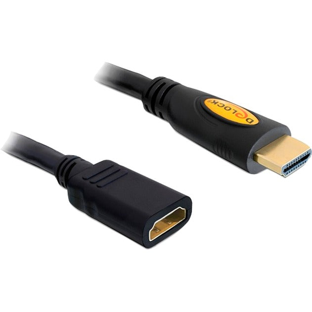 Delock HDMI (han) > HDMI (hun) forlængerkabel (sort, 1 meter)