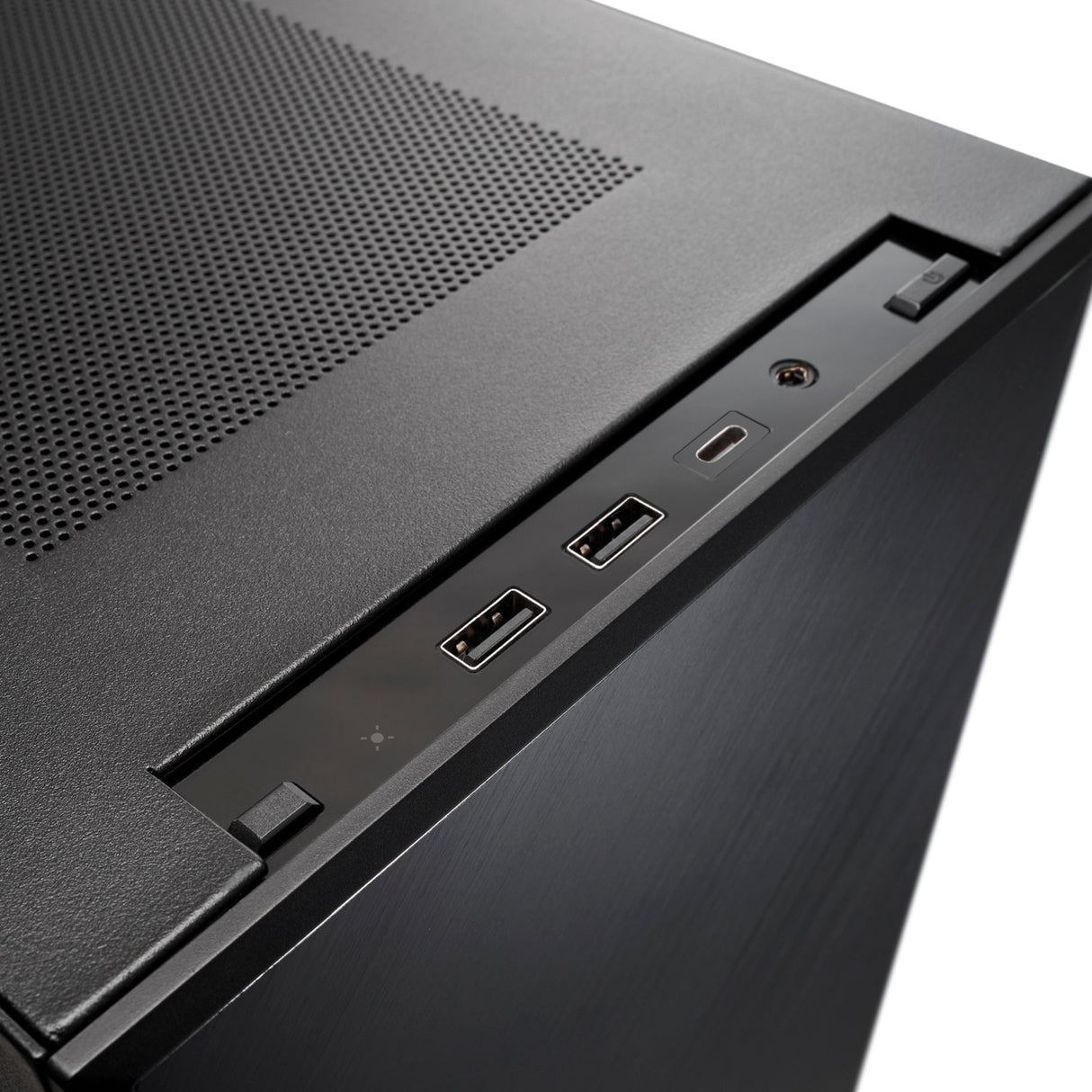 Silverstone sugo 17 mini tårnhus (sort | 2x USB-A | 1x USB-C)