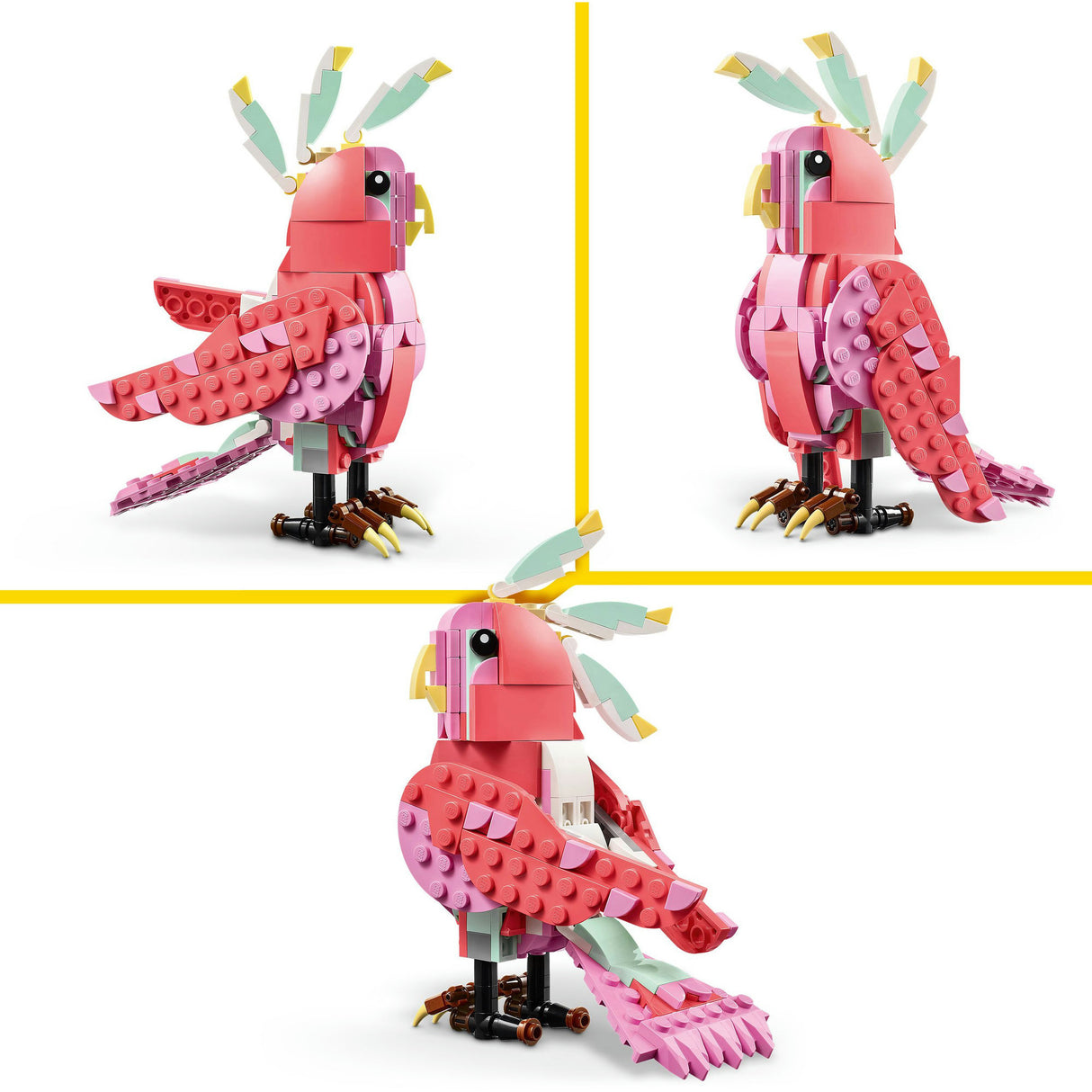 Lego ® creator 3i1 vilde dyr: pink flamingo sæt - 31170