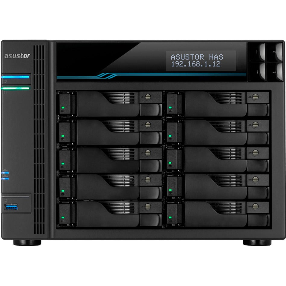 Asustor lockerstor 10 pro as7110t nas (sort)