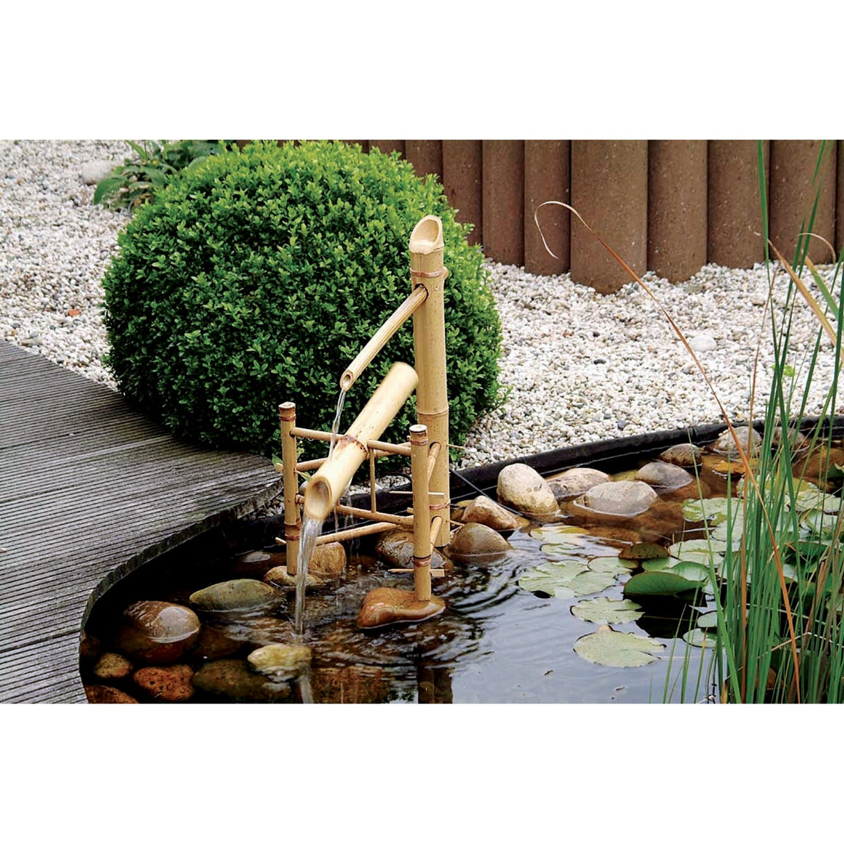 Ubbink acquaarte - bambus vand tumbler vand funktion (brun)