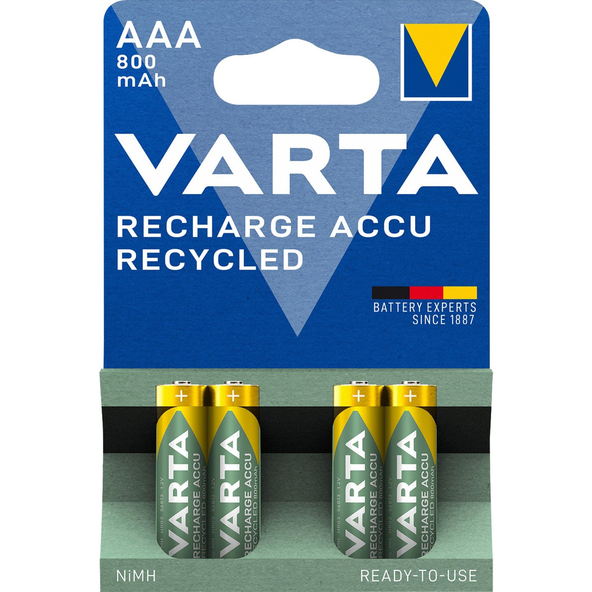 Genopladeligt aaa batteri - nimh