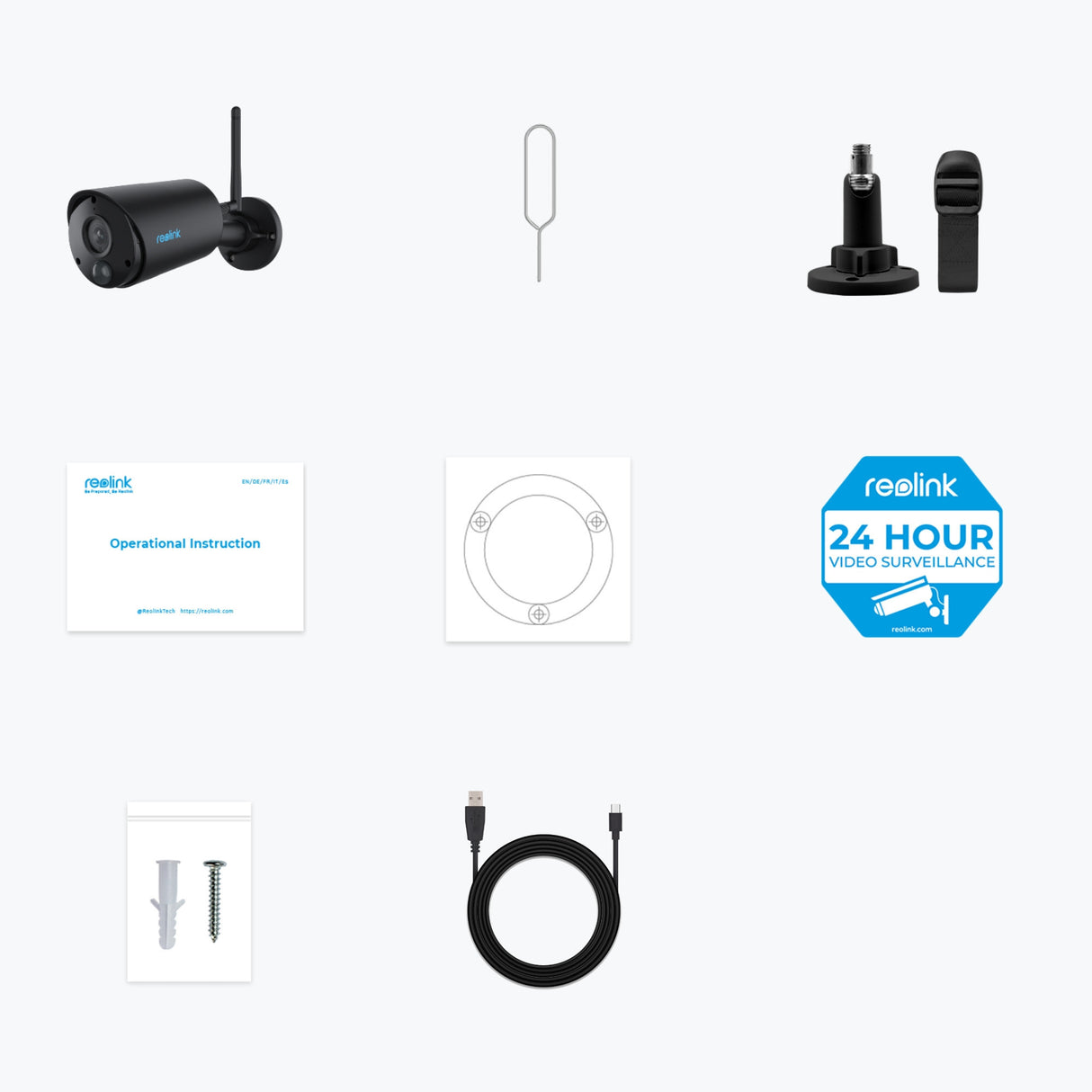 Reolink b320-b sikkerhedskamera (sort)