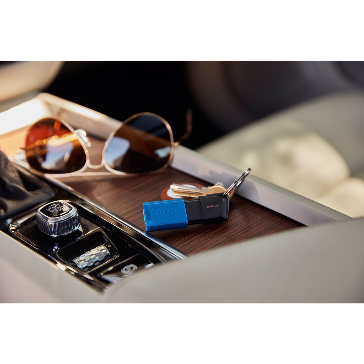 Kingston Data Traveler Exodia M 64 GB USB-stick (blå sort, USB-A 3.2 gen 1)