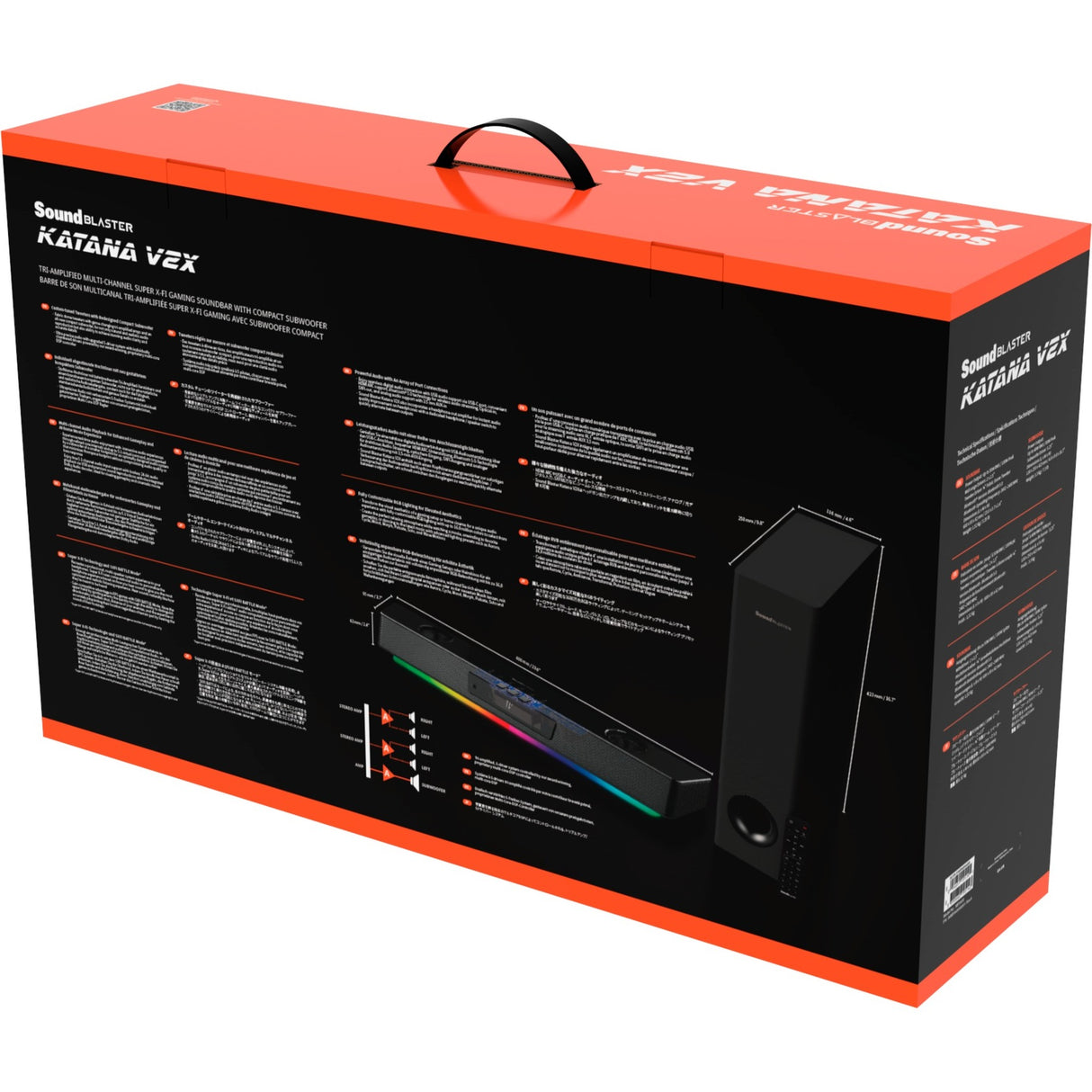 Creative Sound Blaster Katana V2X Soundbar (sort)