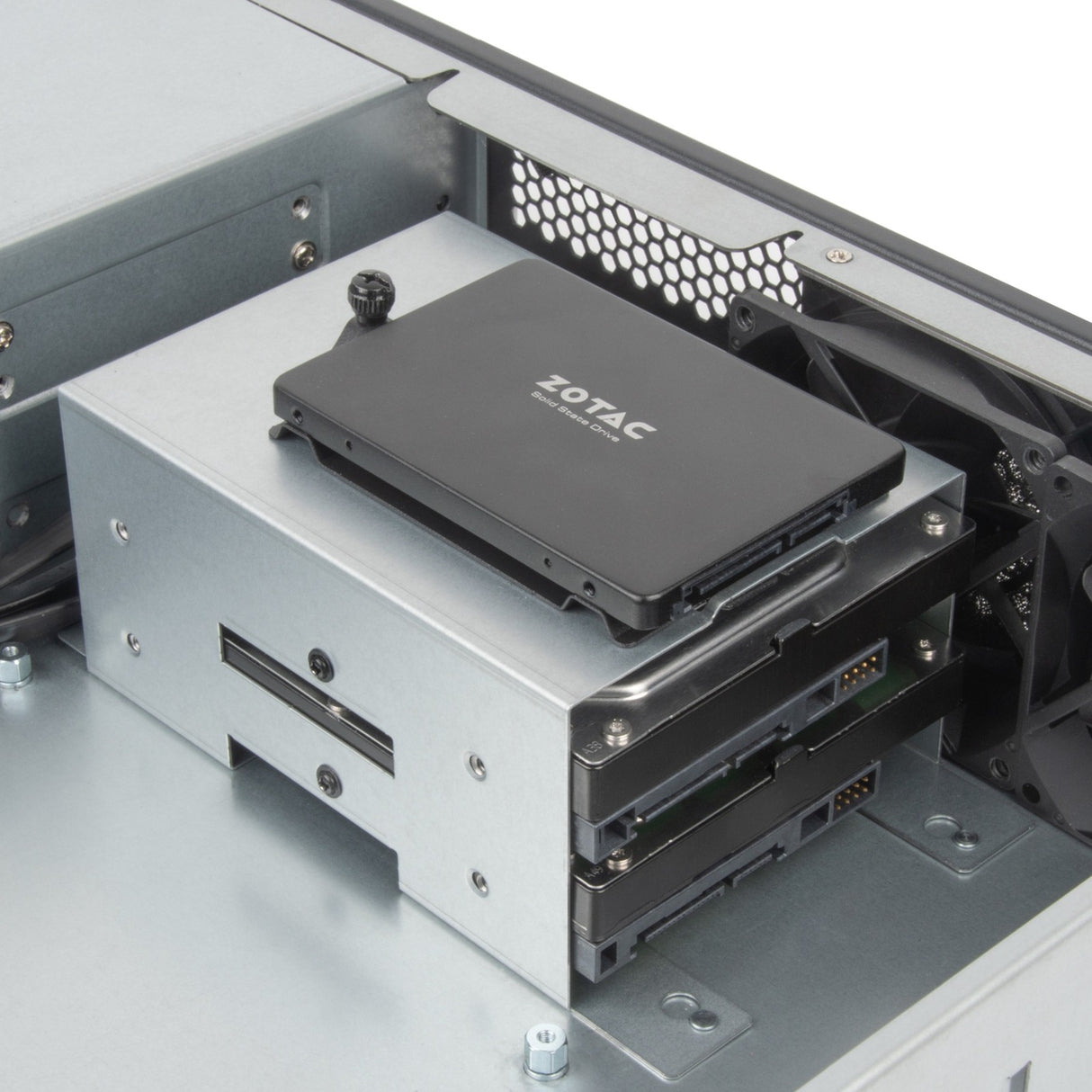 Silverstone sst-rm23-502-mini rack kabinet (sort)
