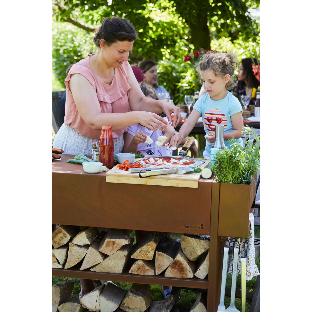 Barbecook nestor buddy fra corten stål bord
