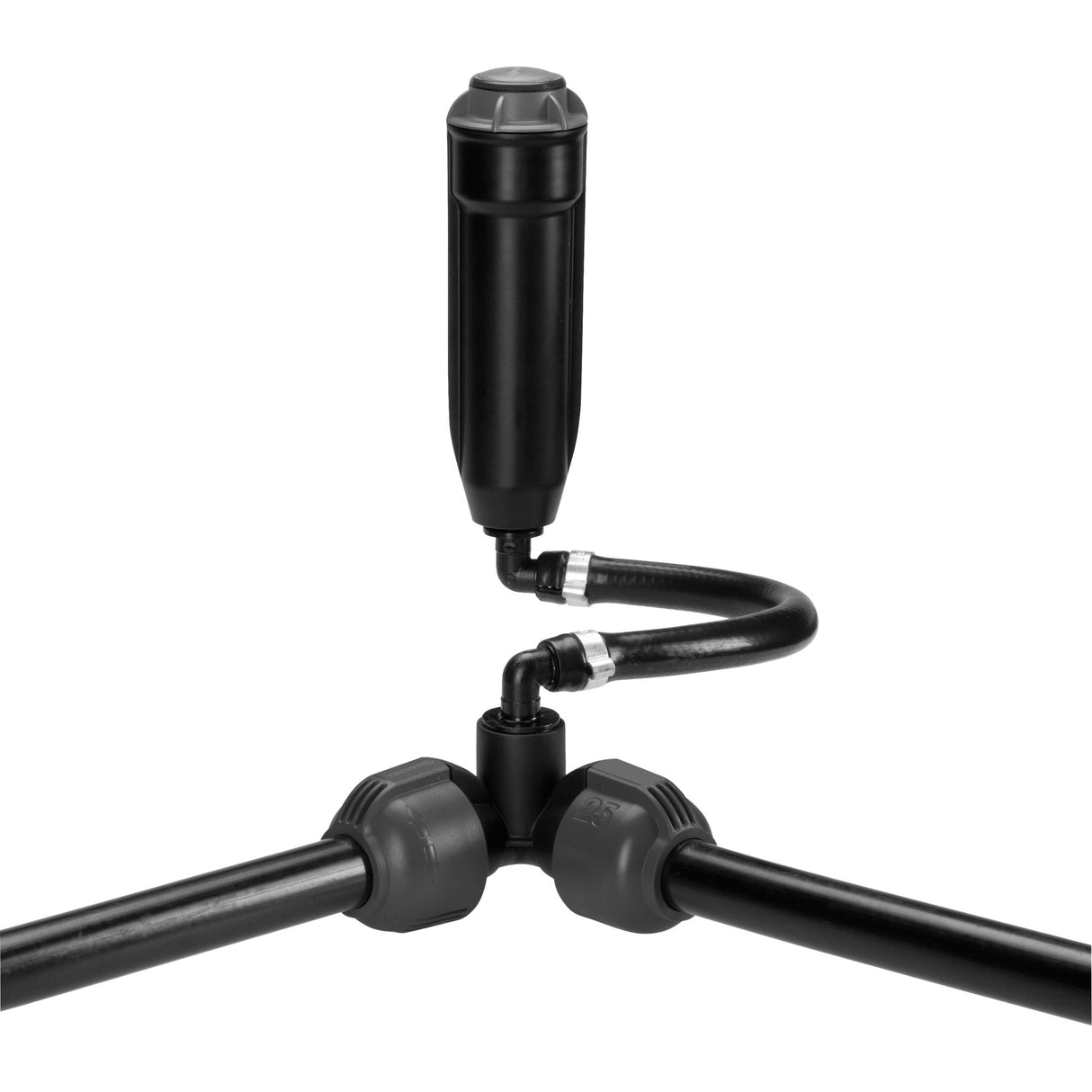 Gardena hjørnestykke 25 mm x 3 4 indvendig gevindforbindelse (sort grå)