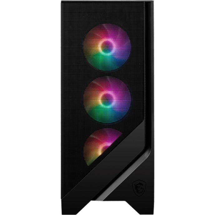 MSI Mag Forge 120A Airflow Midi Tower-hus (sort | 2x USB-A | RGB | Hærdet glas)