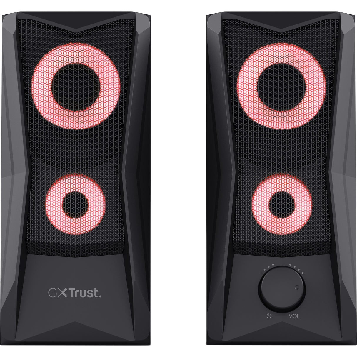 Trust GXT 606 JAVV RGB Illuminated 2.0 højttalersæt pc-højttaler (sort)