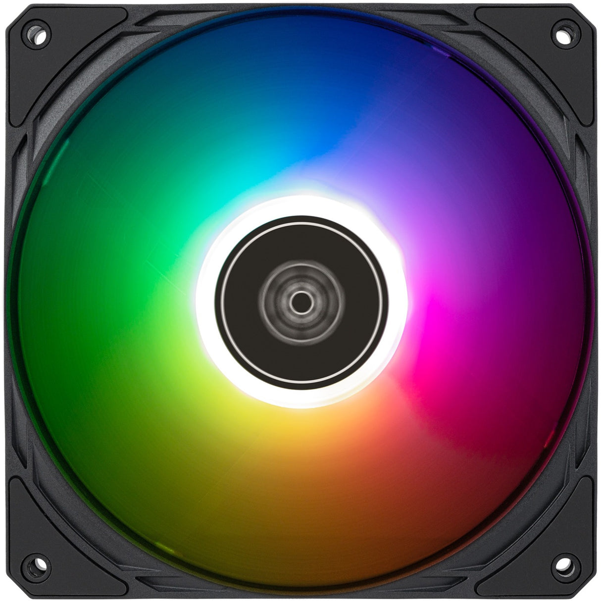 Silverstone air slimer 140 argb kabinet blæser (sort, 140 x 15 x 140 mm, pwm)