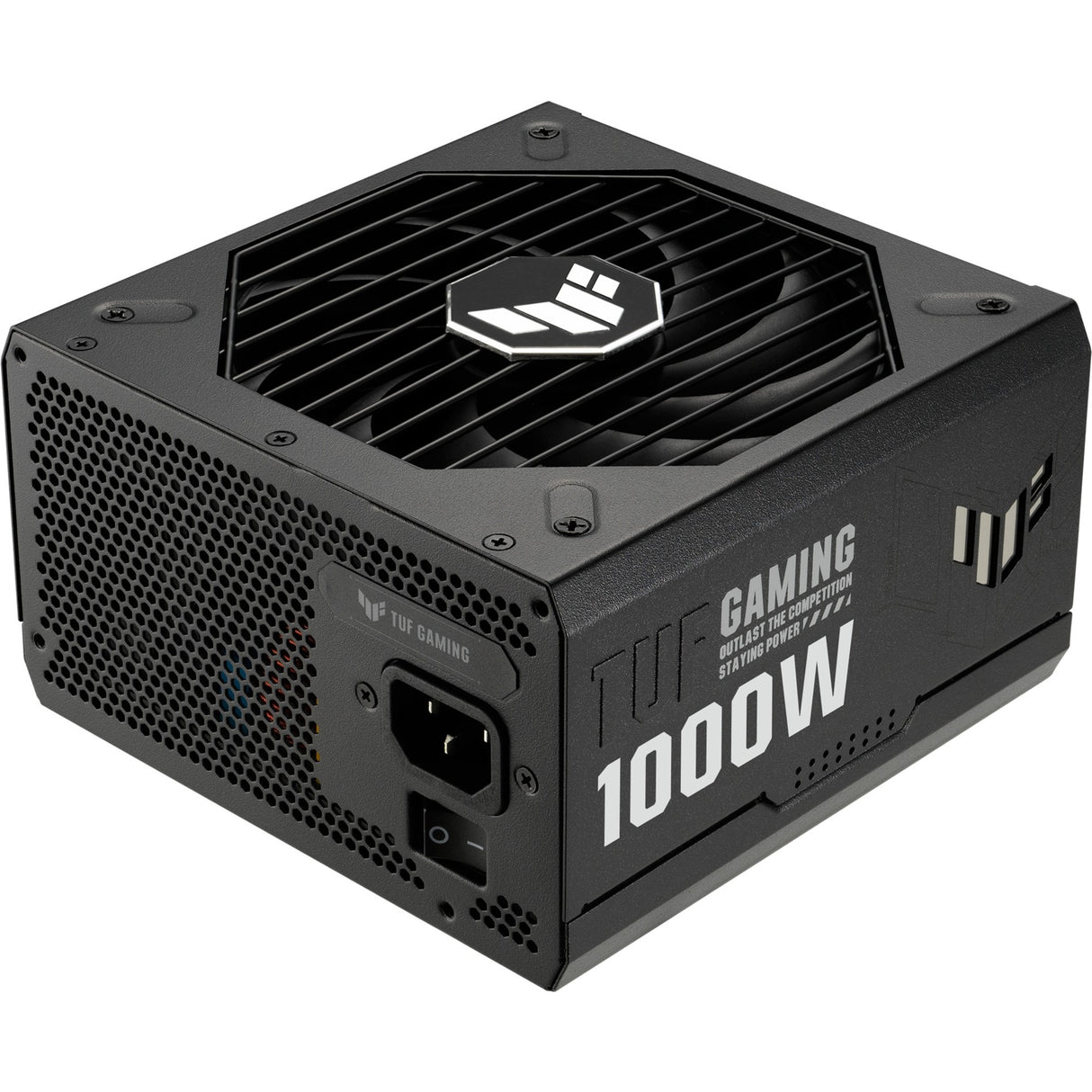 Asus tuf gaming gold modulær 1000 watt strømforsyning (sort, 1x 12vhpwr, 4x pcie)