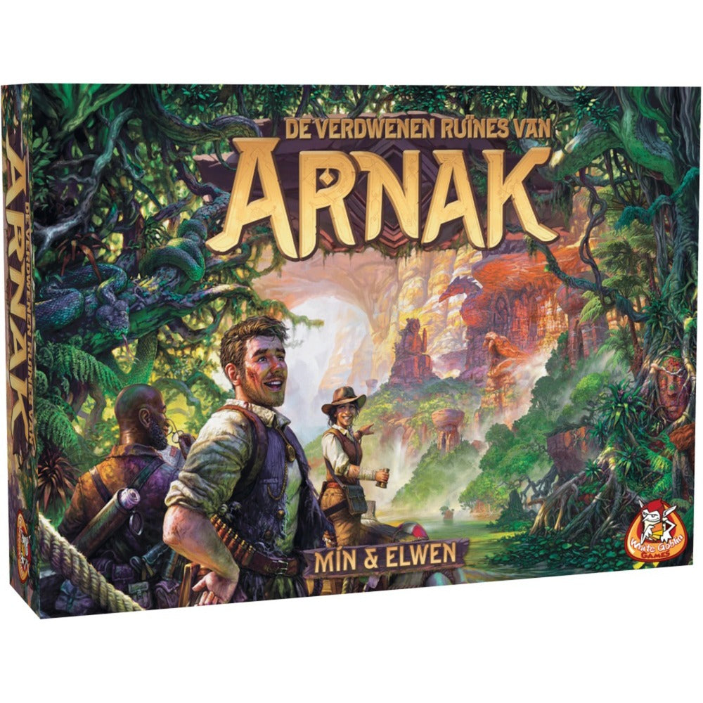 White goblin-spil de forsvundne ruiner af arnak-brætspil (hollandsk, 1 - 4 spillere, 30 - 120 minutter, fra 12 år)